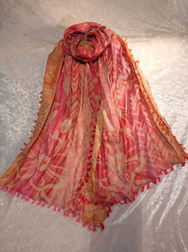 Cotton Embroidered Scarf 1